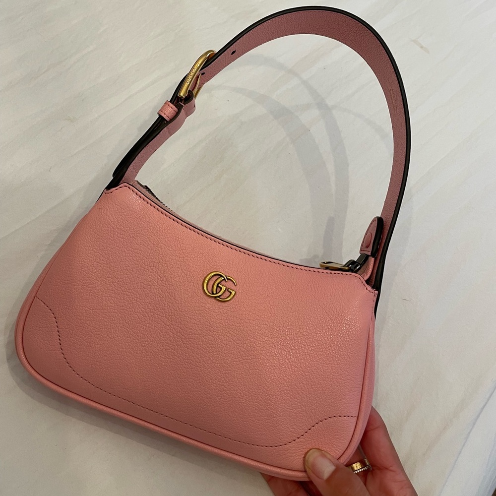 mini Aphrodite leather shoulder bag